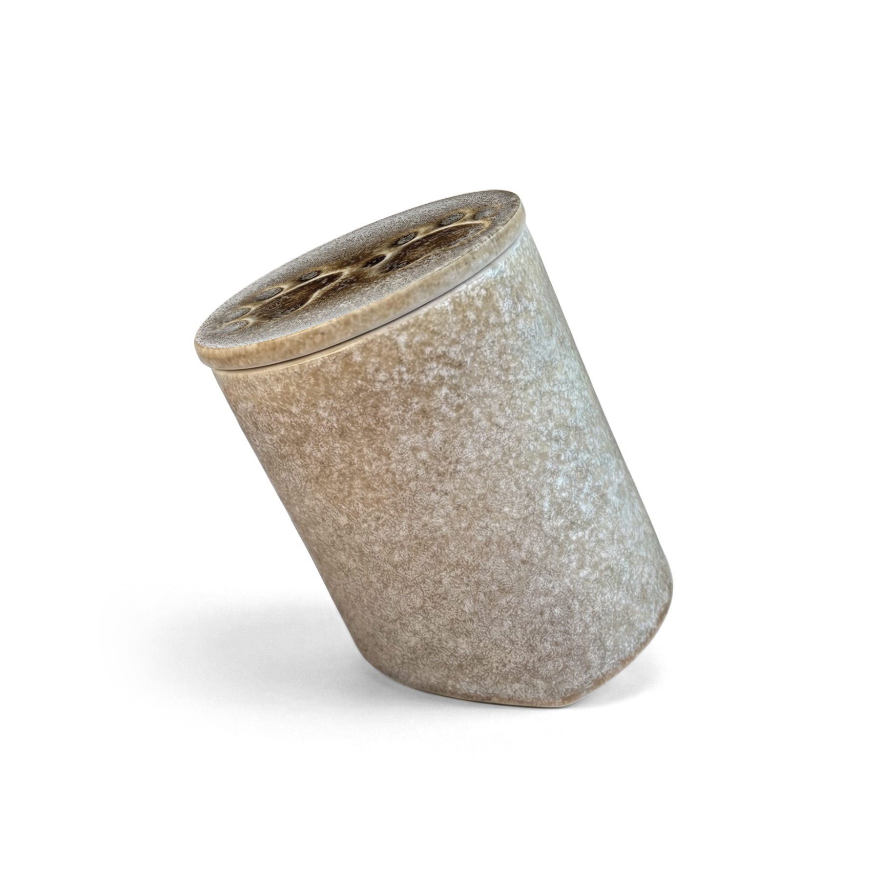 Sand Sunset Double-Side Urn ceramic pet urn, 450 ml