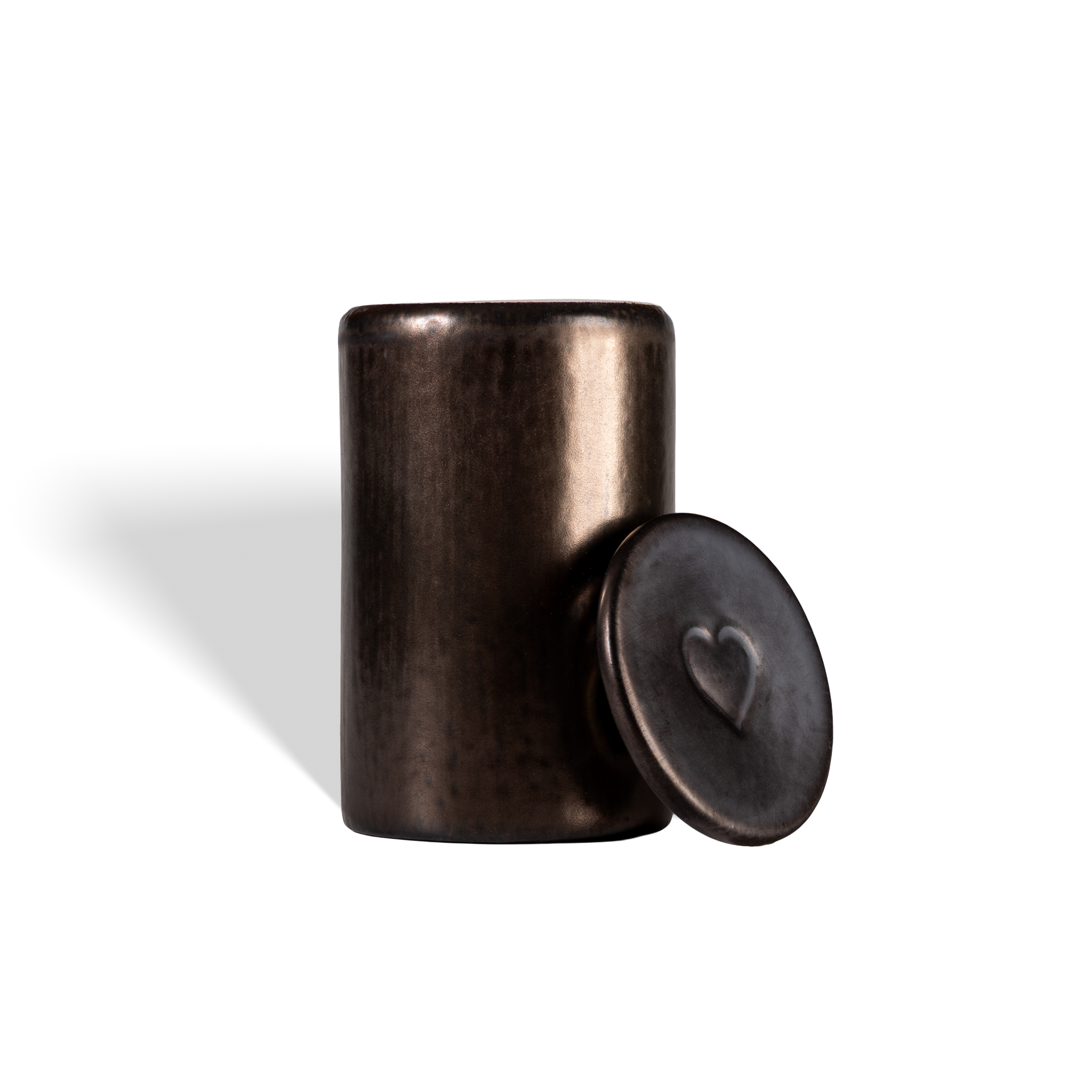 Graphite Tealight Combo Urn ceramic pet urn, 200 ml